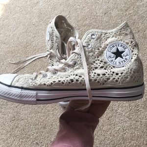 Lace High Top Converse